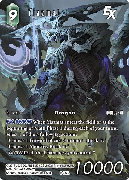 Image for Yiazmat EX (Full Art Reprint) (Crystal Dominion) (9-057L) - Final Fantasy TCG