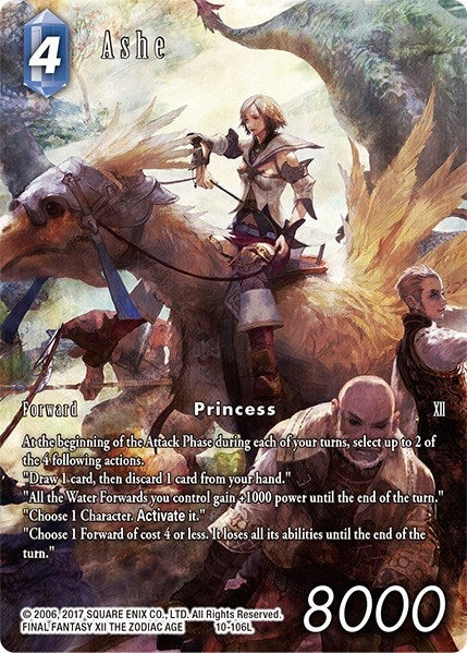 Image for Ashe (Full Art Reprint) (Crystal Dominion) (10-106L) - Final Fantasy TCG