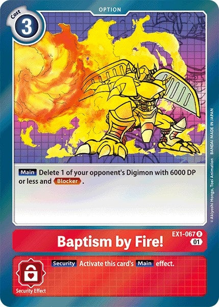 Image for Baptism by Fire! (EX01) (1067)