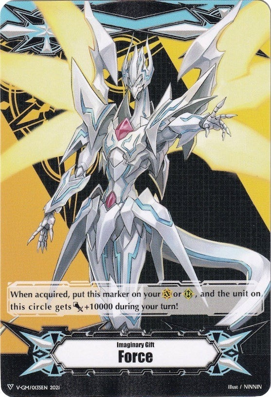 Image for Imaginary Gift [Force] // [Imaginary Gift [Force II] Double-sided Gift Marker - Seeker, Thing Saver Dragon (Gift Markers) (V-GM2/0080EN 2021) - Cardfight Vanguard