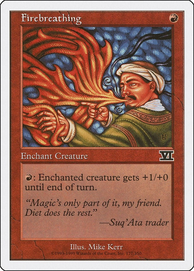 Image for Firebreathing (Classic Sixth Edition) (177) - Magic: The Gathering