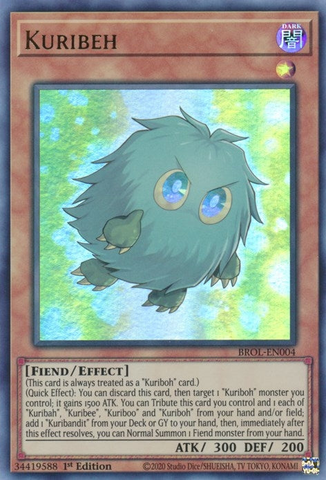 Image for Kuribeh (Brothers of Legend) (BROL-EN004) - YuGiOh