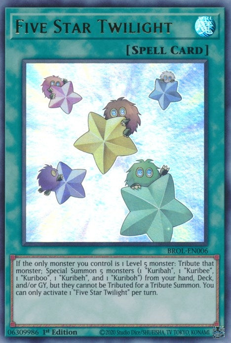 Image for Five Star Twilight (Brothers of Legend) (BROL-EN006) - YuGiOh