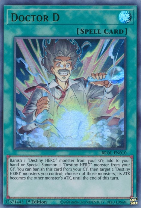 Image for Doctor D (Brothers of Legend) (BROL-EN010) - YuGiOh