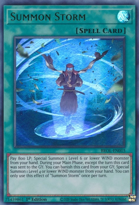 Image for Summon Storm (Brothers of Legend) (BROL-EN015) - YuGiOh