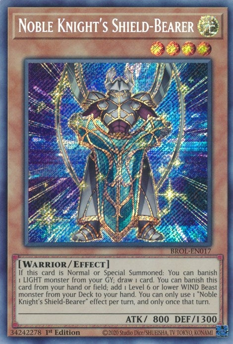 Image for Noble Knight's Shield-Bearer (Brothers of Legend) (BROL-EN017) - YuGiOh