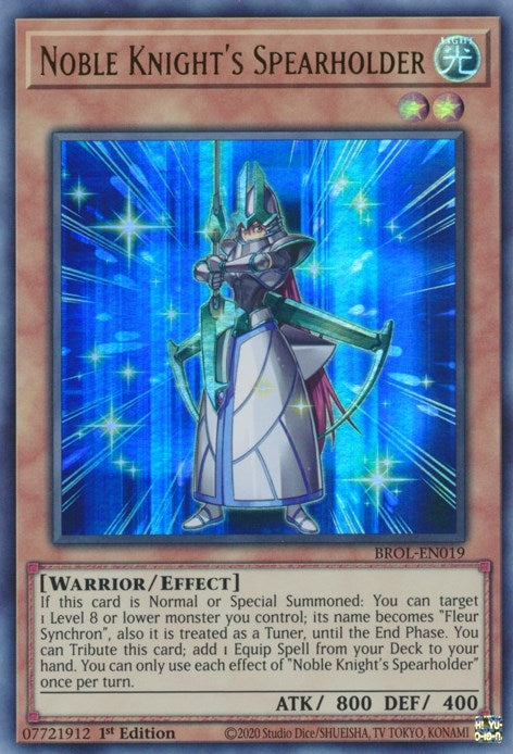 Image for Noble Knight's Spearholder (Brothers of Legend) (BROL-EN019) - YuGiOh