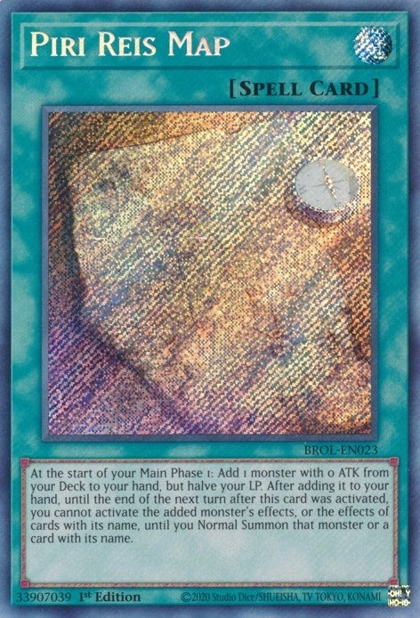 Image for Piri Reis Map (Brothers of Legend) (BROL-EN023) - YuGiOh