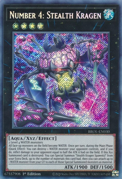 Image for Number 4: Stealth Kragen (Brothers of Legend) (BROL-EN030) - YuGiOh