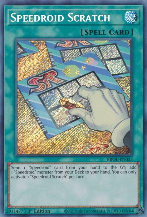 Image for Speedroid Scratch (Brothers of Legend) (BROL-EN035) - YuGiOh
