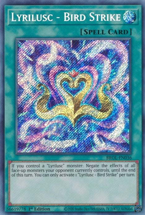 Image for Lyrilusc - Bird Strike (Brothers of Legend) (BROL-EN036) - YuGiOh