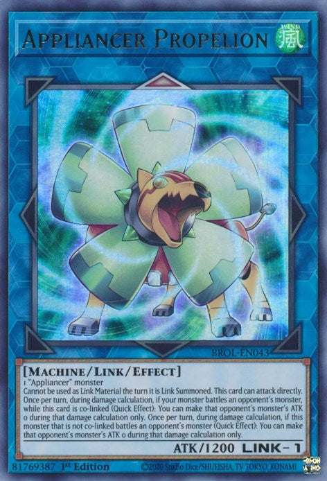 Image for Appliancer Propelion (Brothers of Legend) (BROL-EN043) - YuGiOh
