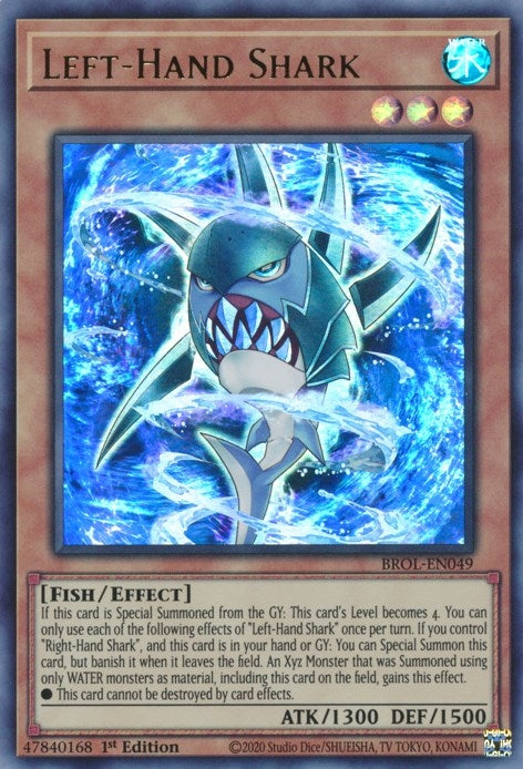 Image for Left-Hand Shark (Brothers of Legend) (BROL-EN049) - YuGiOh