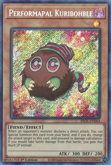 Image for Performapal Kuribohble (Brothers of Legend) (BROL-EN064) - YuGiOh