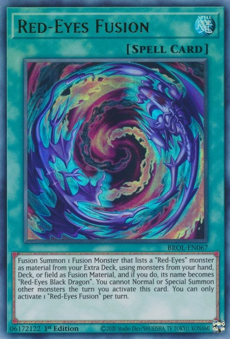 Image for Red-Eyes Fusion (Brothers of Legend) (BROL-EN067) - YuGiOh