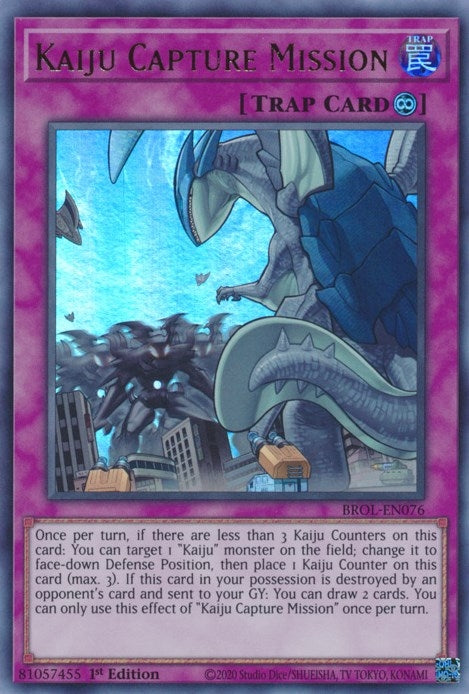 Image for Kaiju Capture Mission (Brothers of Legend) (BROL-EN076) - YuGiOh