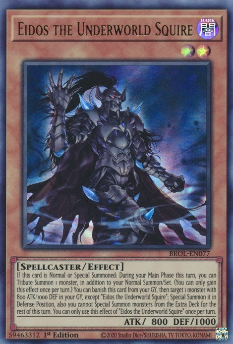 Image for Eidos the Underworld Squire (Brothers of Legend) (BROL-EN077) - YuGiOh