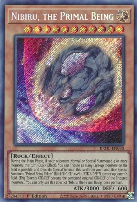 Image for Nibiru, the Primal Being (Brothers of Legend) (BROL-EN080) - YuGiOh