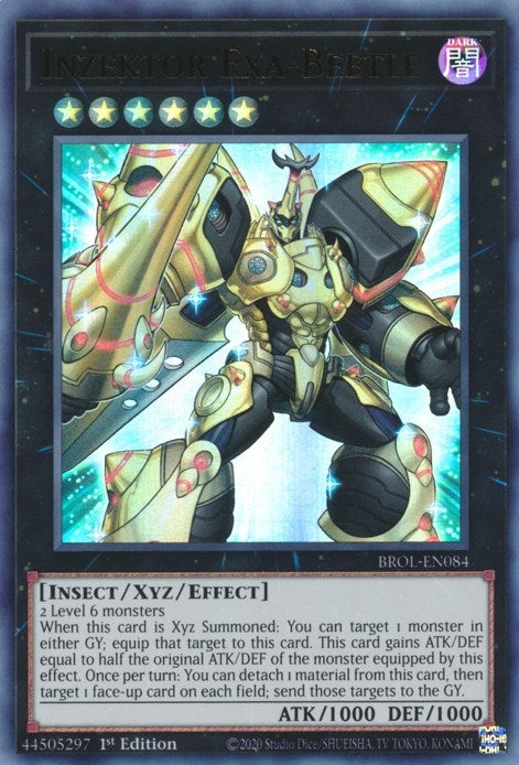 Image for Inzektor Exa-Beetle (Brothers of Legend) (BROL-EN084) - YuGiOh