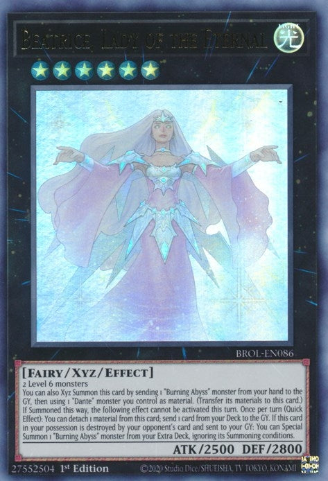 Image for Beatrice, Lady of the Eternal (Brothers of Legend) (BROL-EN086) - YuGiOh