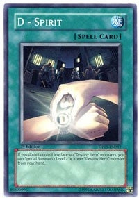 Image for D - Spirit (Duelist Pack 5: Aster Phoenix) (DP05-EN017) - YuGiOh