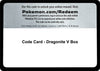 Image for Code Card - Dragonite V Box - Pokemon