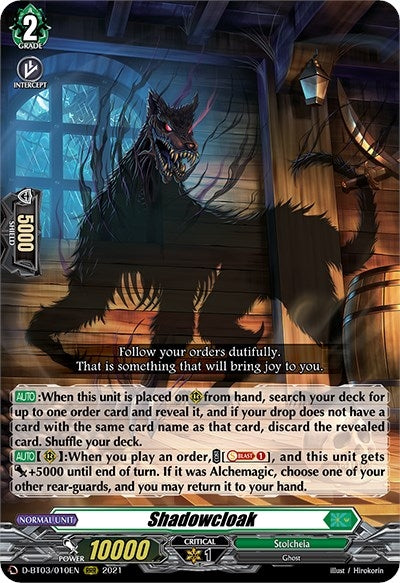 Image for Shadowcloak (D-BT03: Advance of Intertwined Stars) (D-BT03/010EN) - Cardfight Vanguard