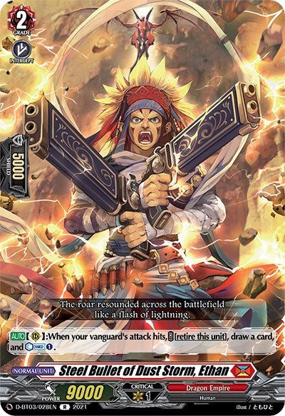 Image for Steel Bullet of Dust Storm, Ethan (D-BT03: Advance of Intertwined Stars) (D-BT03/028EN) - Cardfight Vanguard