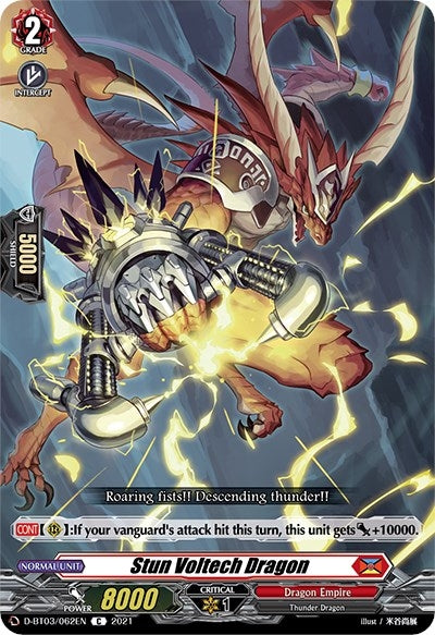 Image for Stun Voltech Dragon (D-BT03: Advance of Intertwined Stars) (D-BT03/062EN) - Cardfight Vanguard