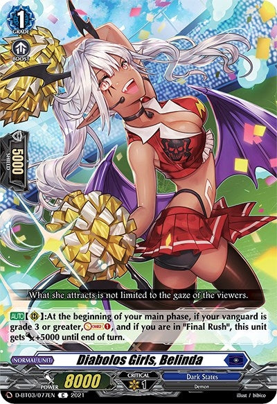 Image for Diabolos Girls, Belinda (D-BT03: Advance of Intertwined Stars) (D-BT03/077EN) - Cardfight Vanguard