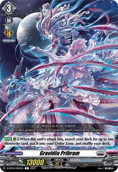 Image for Gravidia Pribram (D-BT03: Advance of Intertwined Stars) (D-BT03/083EN) - Cardfight Vanguard