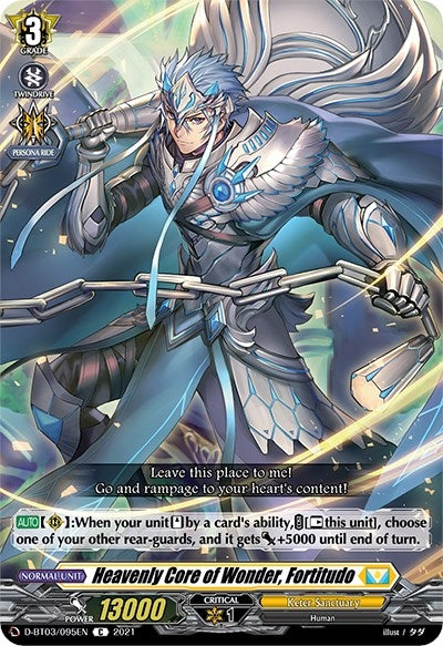 Image for Heavenly Core of Wonder, Fortitudo (D-BT03: Advance of Intertwined Stars) (D-BT03/095EN) - Cardfight Vanguard