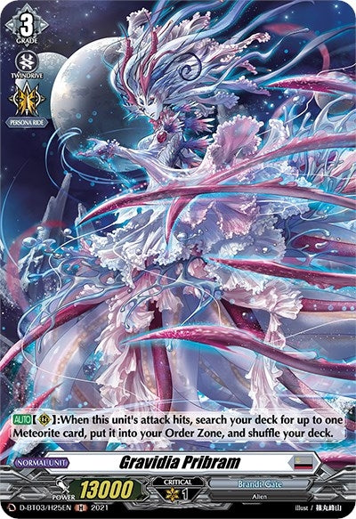 Image for Gravidia Pribram (Holo) (D-BT03: Advance of Intertwined Stars) (D-BT03/H25EN) - Cardfight Vanguard