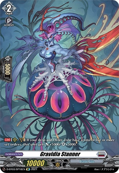 Image for Gravidia Stanner (SP) (D-BT03: Advance of Intertwined Stars) (D-BT03/SP18EN) - Cardfight Vanguard