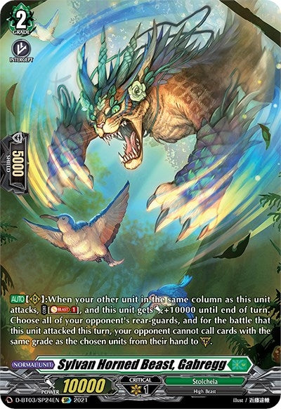 Image for Sylvan Horned Beast, Gabregg (SP) (D-BT03: Advance of Intertwined Stars) (D-BT03/SP24EN) - Cardfight Vanguard