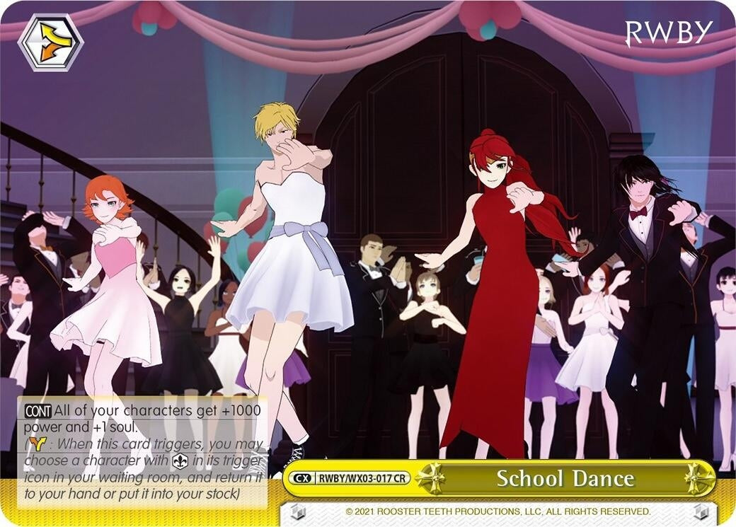 Image for School Dance (RWBY) (RWBY/WX03-017 CR) - Weiss Schwarz