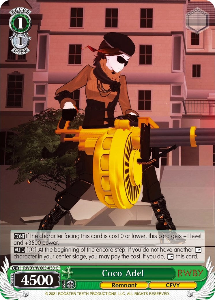 Image for Coco Adel (RWBY) (RWBY/WX03-033 C) - Weiss Schwarz