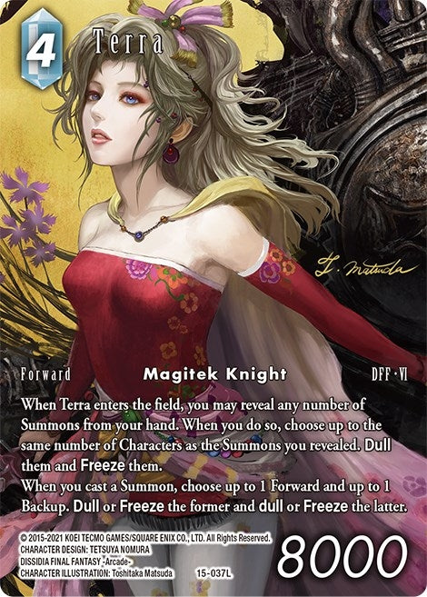 Image for Terra (Full Art) (Crystal Dominion) (15-037L) - Final Fantasy TCG