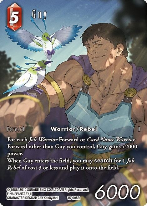 Image for Guy (Full Art) (Crystal Dominion) (15-005R) - Final Fantasy TCG