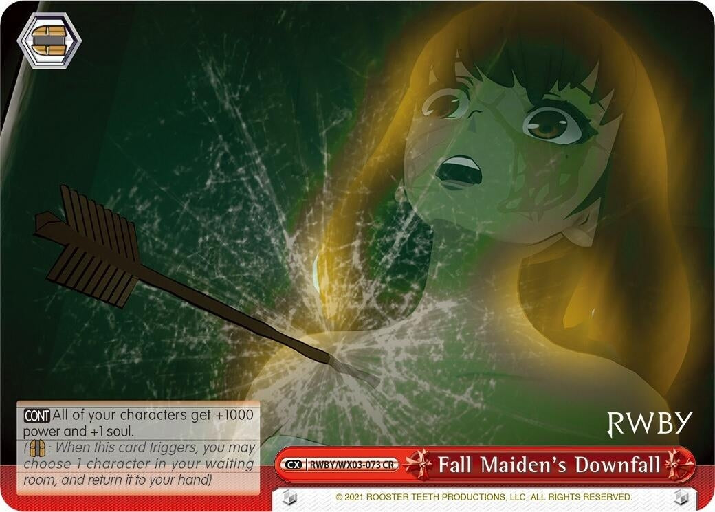 Image for Fall Maiden's Downfall (RWBY) (RWBY/WX03-073 CR) - Weiss Schwarz