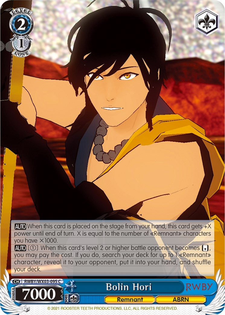 Image for Bolin Hori (RWBY) (RWBY/WX03-095 C) - Weiss Schwarz
