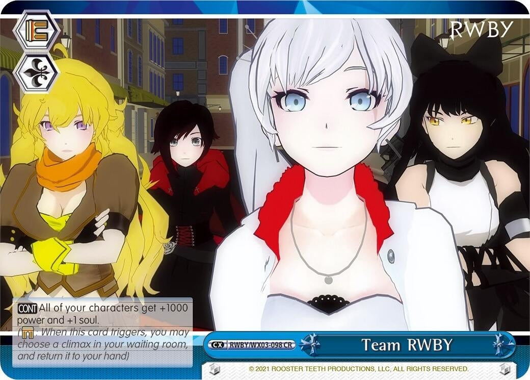 Image for Team RWBY (RWBY) (RWBY/WX03-098 CR) - Weiss Schwarz