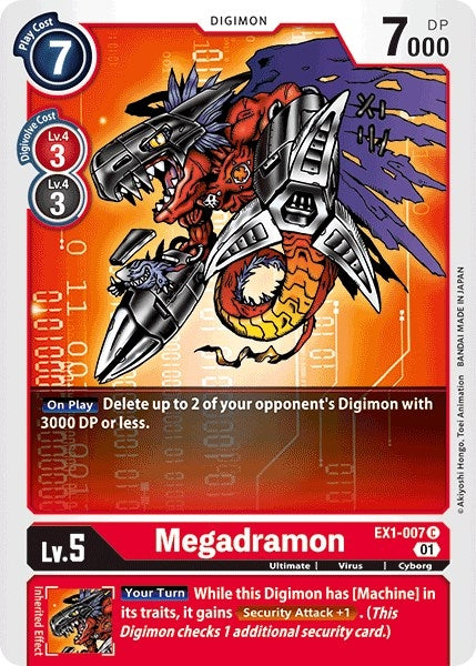 Image for Megadramon (EX01) (1007)