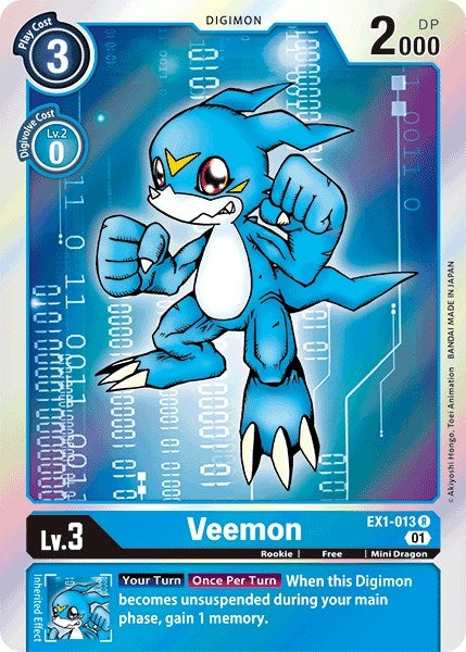 Image for Veemon (EX01) (1013)