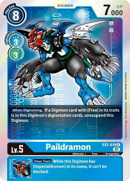 Image for Paildramon (EX01) (1019)