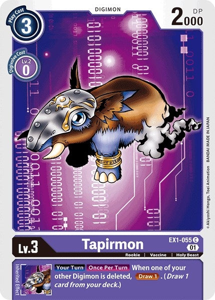 Image for Tapirmon (EX01) (1055)