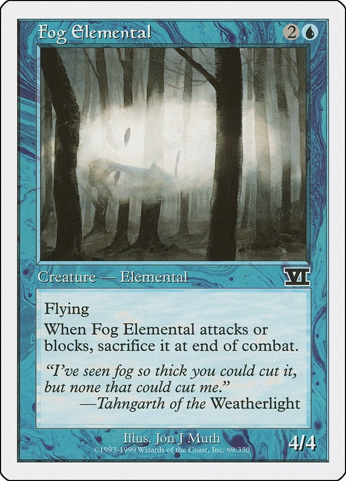 Image for Fog Elemental (Classic Sixth Edition) (69) - Magic: The Gathering