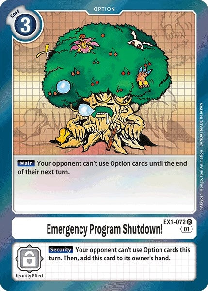 Image for Emergency Program Shutdown! (EX01) (1072)