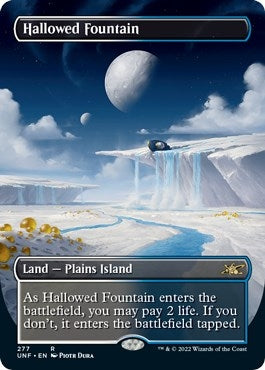 Image for Hallowed Fountain (Borderless) (Unfinity) (277) - Magic: The Gathering