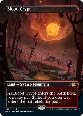 Image for Blood Crypt (Borderless) (Unfinity) (279) - Magic: The Gathering